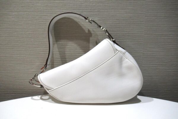 12402958 2 Christian Dior Saddle Bag White