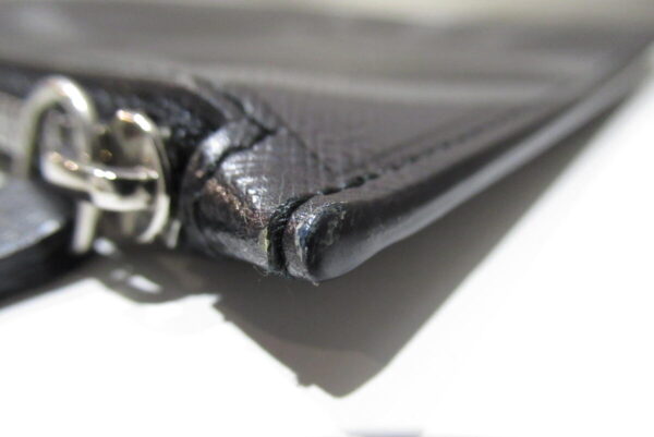 12403370 6 Salvatore Ferragamo Clutch Bag Pouch Gray Black