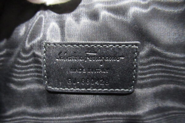 12403370 8 Salvatore Ferragamo Clutch Bag Pouch Gray Black