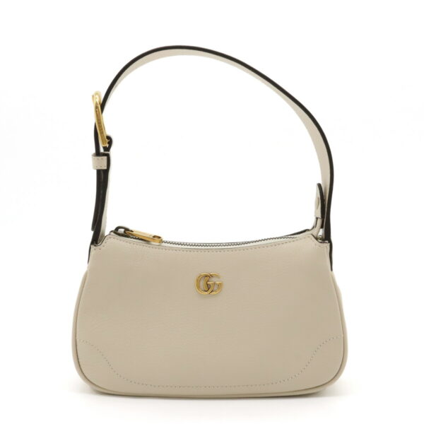 12410431 1 Gucci Aphrodite GG Marmont Shoulder Bag Leather Light Beige