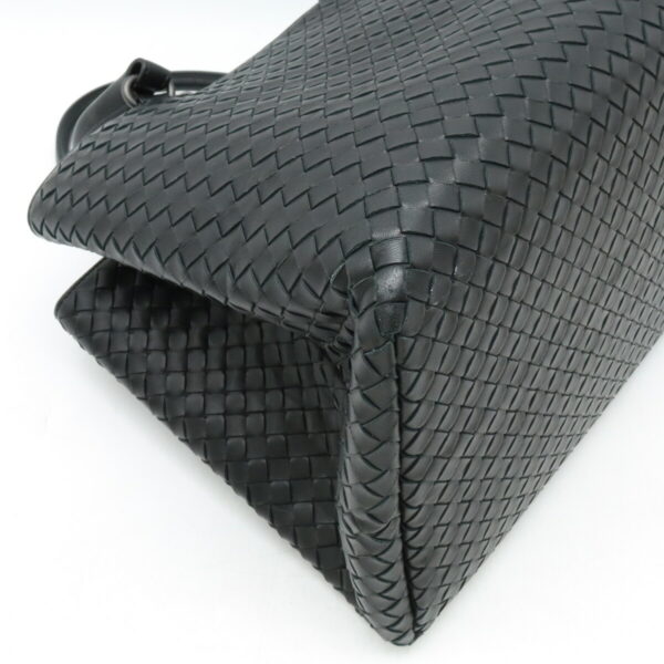 12410634 3 Bottega Veneta Intrecciato Tote Leather Black