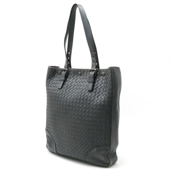 12410706 2 Bottega Veneta Intrecciato Tote Leather Gray