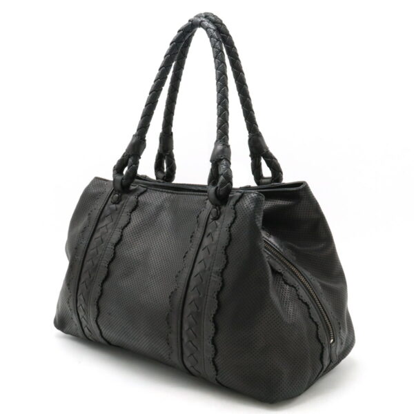 12410711 2 Bottega Veneta Reggero Tote Leather Black