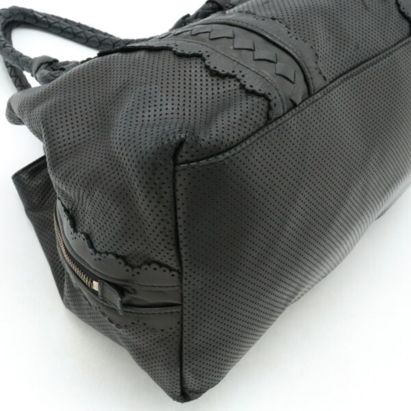 12410711 3 Bottega Veneta Reggero Tote Leather Black