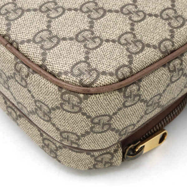 12410944 3 Gucci Neo GG Supreme Shoulder Bag Khaki Brown