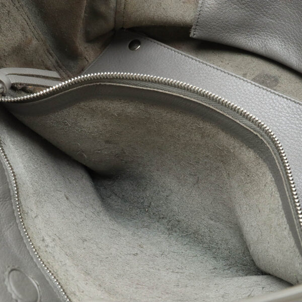 12411021 6 Balenciaga Paper A6 Zip Around Handbag Leather Gray