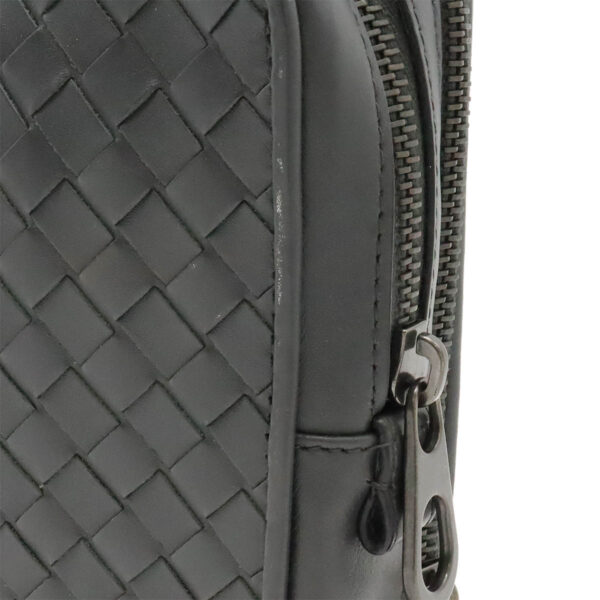 12420189 6 Bottega Veneta Intrecciato Clutch Leather Gray