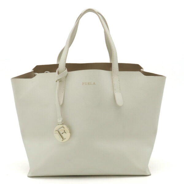 12420265 1 Furla Tote Bag Leather Ivory