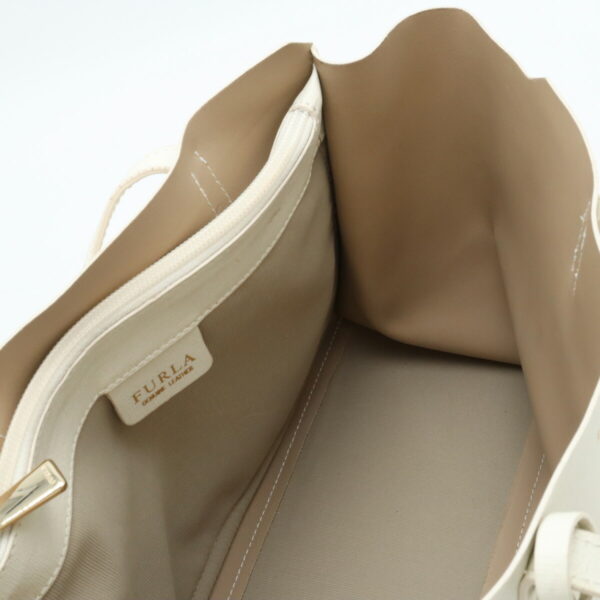 12420265 5 Furla Tote Bag Leather Ivory