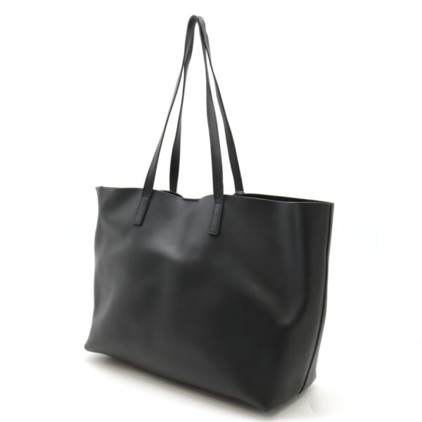 12420565 2 Saint Laurent Shopping Tote Bag Leather Black