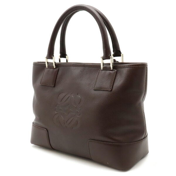 12420588 2 Loewe Fusta Anagram Amazona Tote Bag Leather Brown