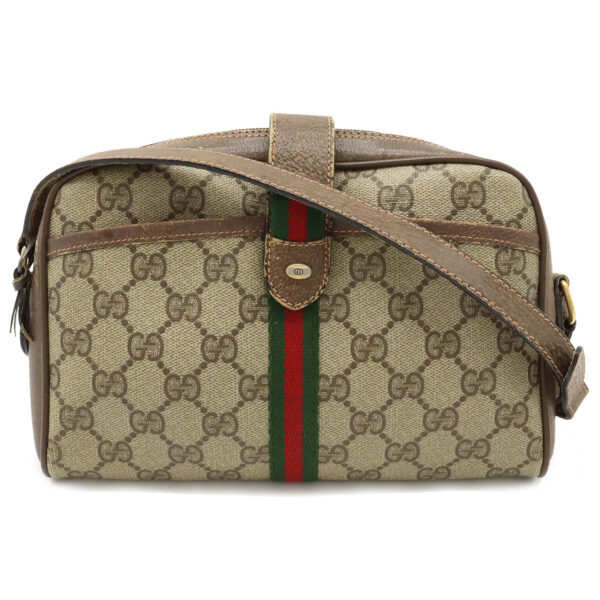 12420685 1 Gucci GG Plus Sherry Line Pochette Beige Brown