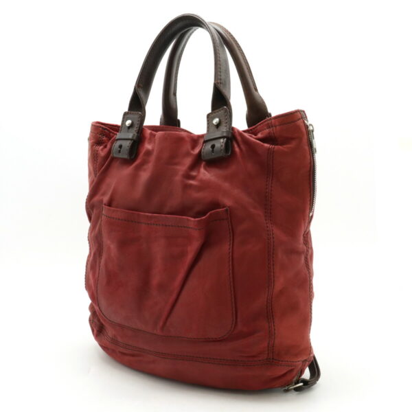 12420882 2 Chloe Bon Voyage Tote Bag Leather Burgundy