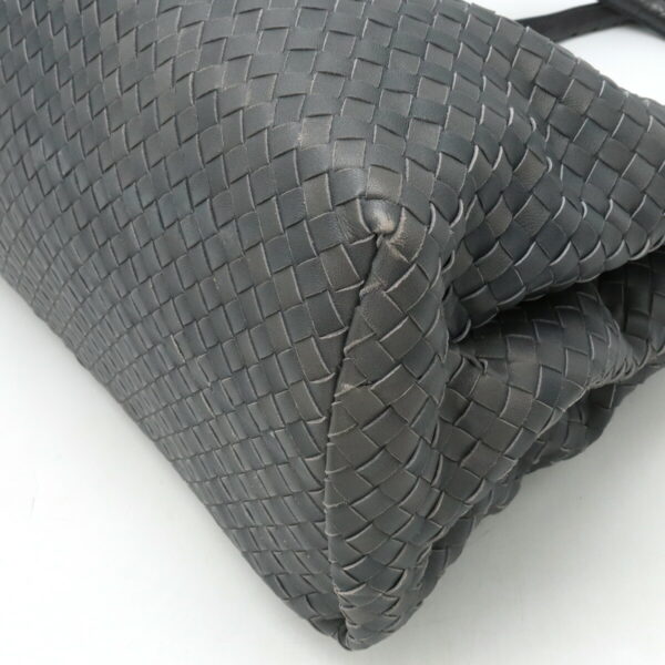 12420921 3 Bottega Veneta Intrecciato Rome Tote Leather Gray