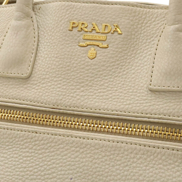 12430523 9 Prada Large Tote Bag Leather Beige