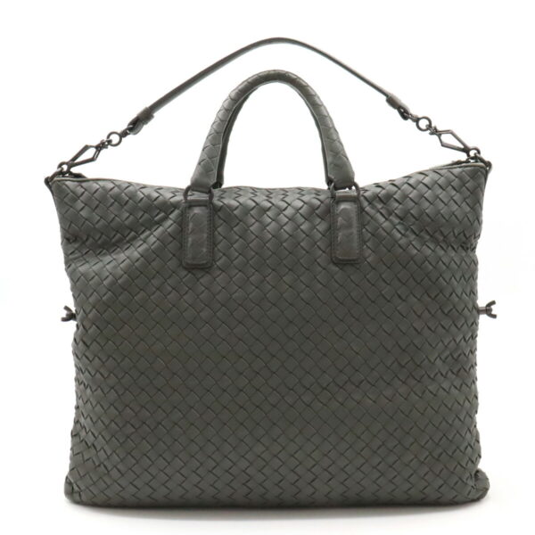 12430635 1 Bottega Veneta Intrecciato Shoulder Leather Gray