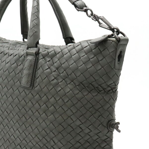 12430635 7 Bottega Veneta Intrecciato Shoulder Leather Gray