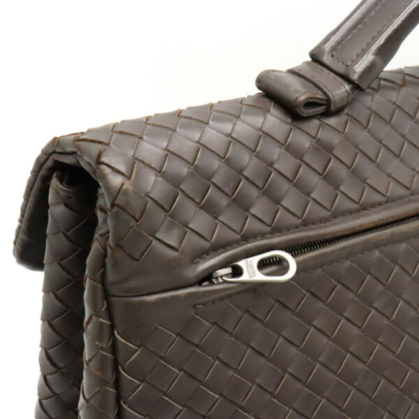 12430726 7 Bottega Veneta Intrecciato Briefcase Leather Brown