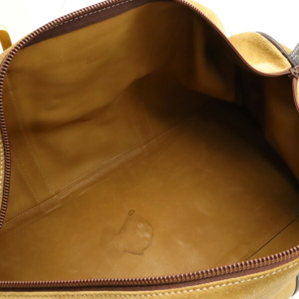 12440084 5 Loewe Anagram Travel Bag Suede Leather Beige