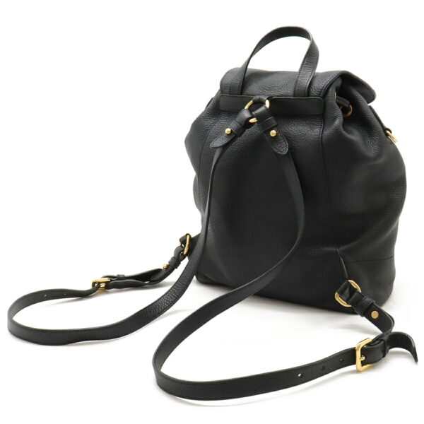 12440274 2 Prada Backpack Rucksack Leather Nero Black