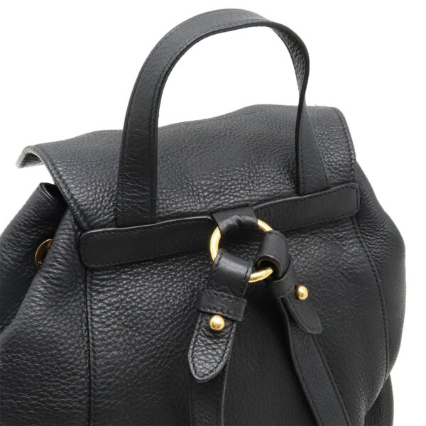 12440274 7 Prada Backpack Rucksack Leather Nero Black