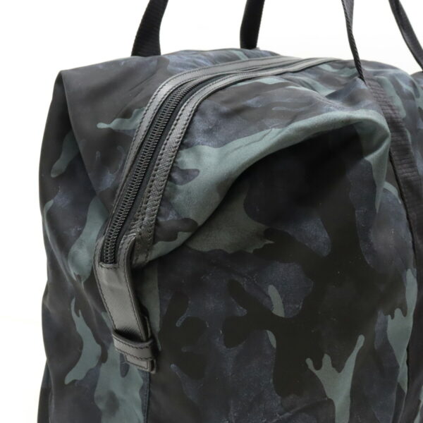 12440354 7 Prada Bag Camouflage Nylon Bleu Navy Multicolor