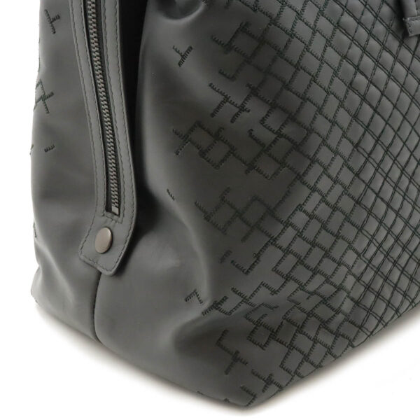 12440477 8 Bottega Veneta Intreccio Aurelio Tote Leather Gray