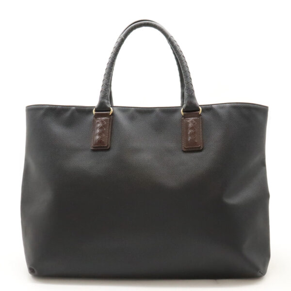 12440488 1 Bottega Veneta Marco Polo Tote Leather Black