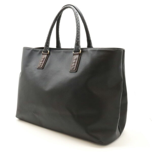 12440488 2 Bottega Veneta Marco Polo Tote Leather Black