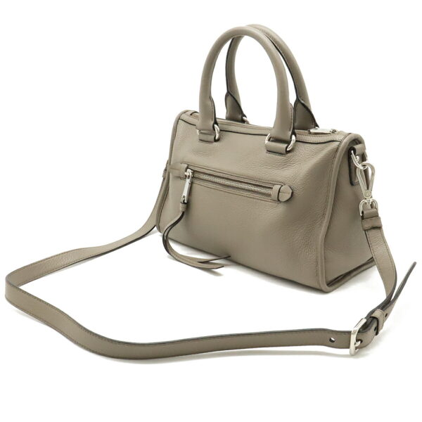 12440635 2 Prada Handbag 2WAY Leather Greige