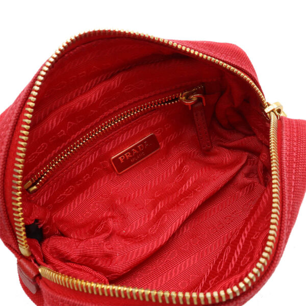 12440750 5 Prada Multi Pouch Pouch Canvas Rosso Red