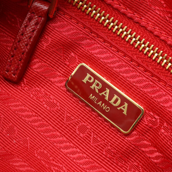 12440750 8 Prada Multi Pouch Pouch Canvas Rosso Red