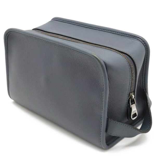 12440854 2 Loewe Anagram Clutch Bag Leather Blue