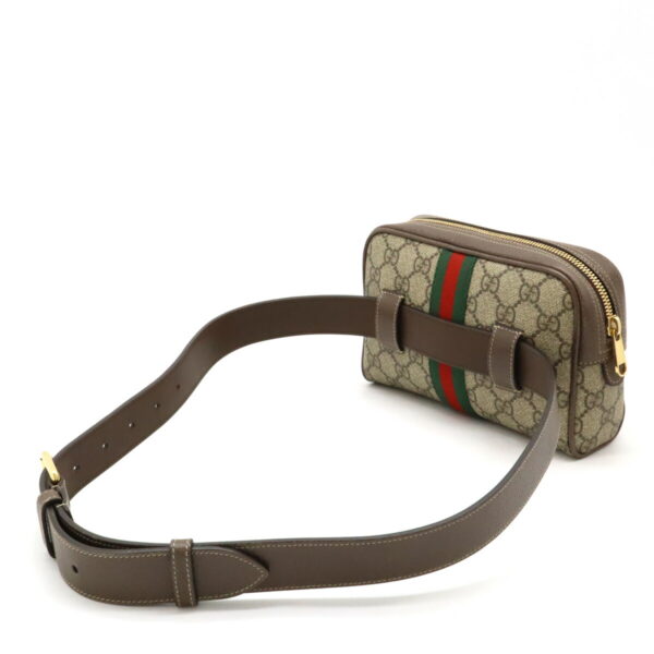 12440936 2 Gucci Ophidia GG Supreme Belt Bag Beige Brown