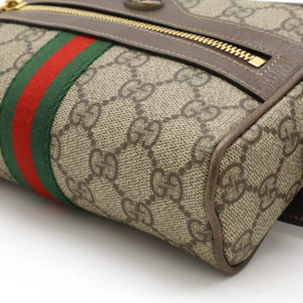 12440936 3 Gucci Ophidia GG Supreme Belt Bag Beige Brown