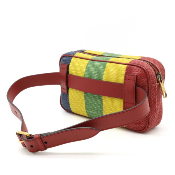 12450109 2 Gucci Viadera Striped Body Bag Red Yellow Blue