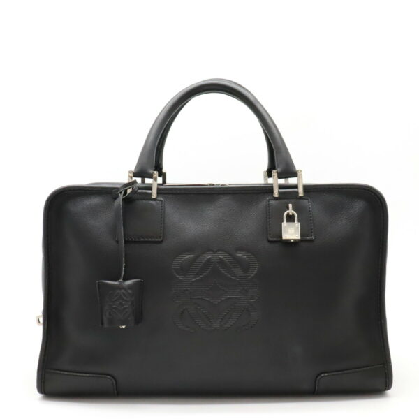 12450113 1 Loewe Amazona 36 Handbag Leather Black