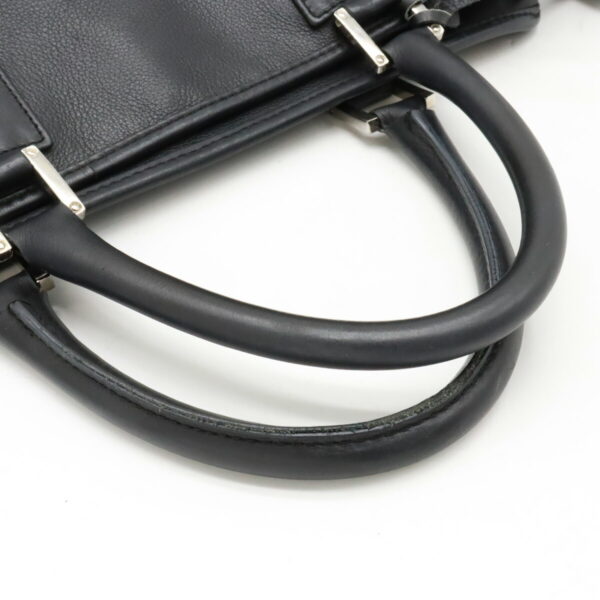 12450113 4 Loewe Amazona 36 Handbag Leather Black