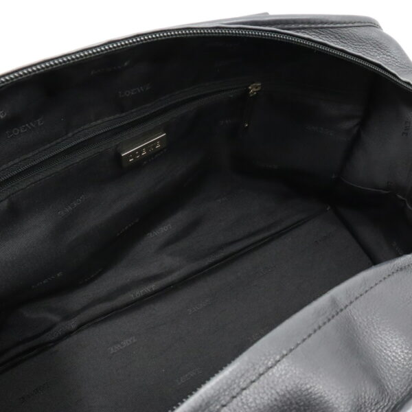 12450113 6 Loewe Amazona 36 Handbag Leather Black