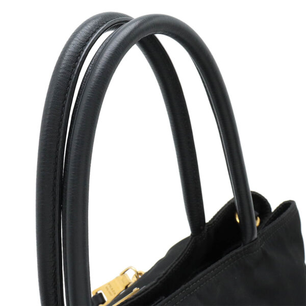 12450480 4 Prada Tote Bag 2WAY Nylon Leather Nero Black