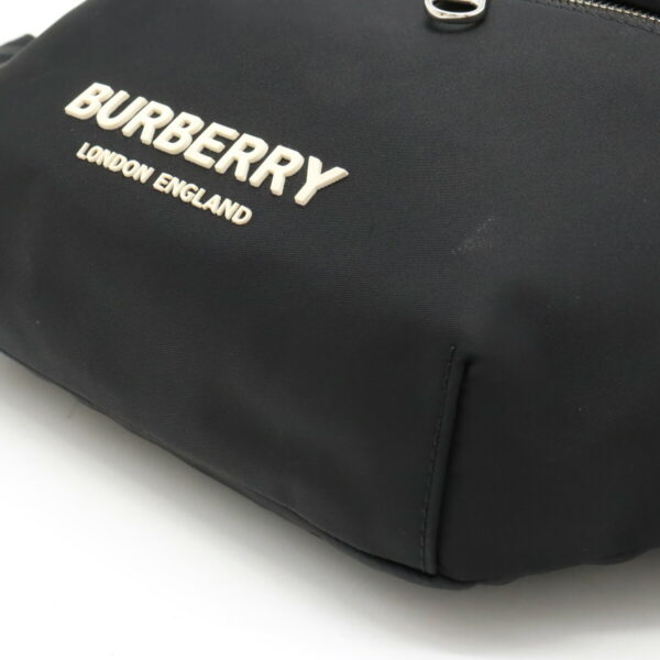 12450576 3 Burberry Sonny Waist Pouch Nylon Leather Black