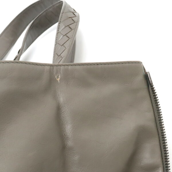 12450581 6 Bottega Veneta Intrecciato Tote Leather Gray