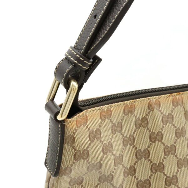 12450643 6 Gucci GG Crystal Messenger Bag Khaki Brown