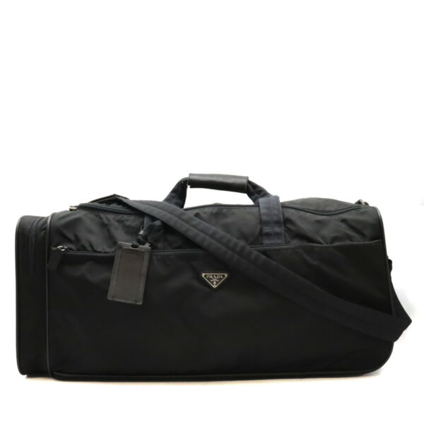 12450660 1 Prada Carry Bag Nylon Leather Nero Black