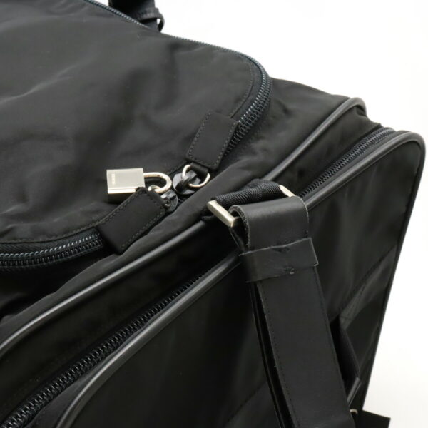 12450660 7 Prada Carry Bag Nylon Leather Nero Black