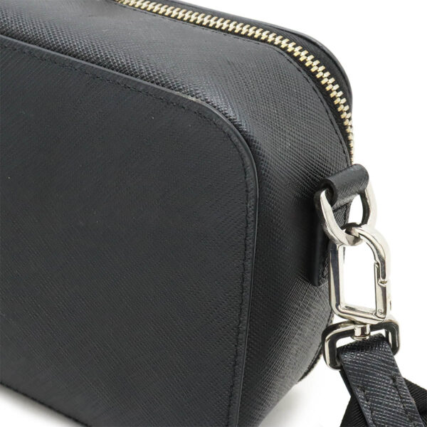 12450735 4 Prada Saffiano Shoulder Bag Pochette Leather Nero Black