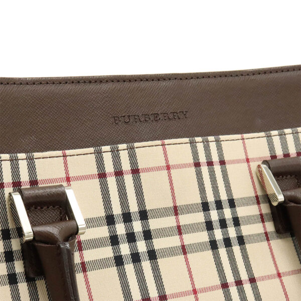 12450767 7 Burberry Nova Check Horizontal Handbag Leather Beige