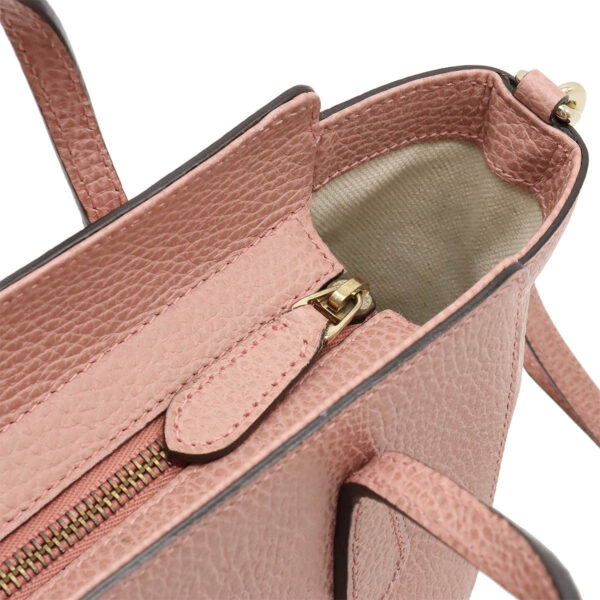 12450806 5 Gucci Swing Mini Top Handle Bag Leather Pink