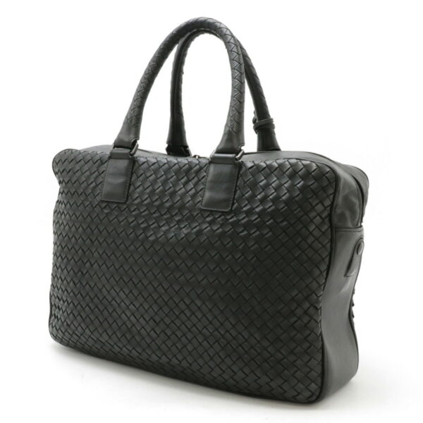 12450841 2 Bottega Veneta Intrecciato Briefcase Leather Black