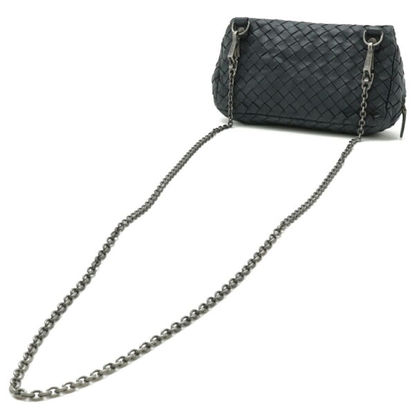 12450865 2 Bottega Veneta Intrecciato Pochette Leather Gray